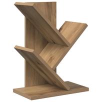 vidaXL Medinė knygų lentyna 3 aukštų 30 x 18 x 40 cm Apdirbta mediena