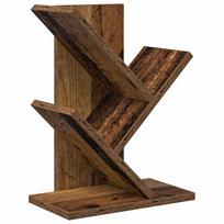 vidaXL Medinė knygų lentyna 3 aukštų 30 x 18 x 40 cm Apdirbta mediena