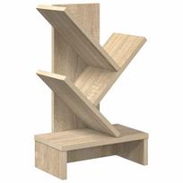vidaXL Medinė knygų lentyna 3 aukštų 30 x 18 x 48 cm Apdirbta mediena