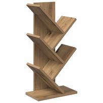 vidaXL Medinis knygų lentynas 4 aukštų 30 x 18 x 60 cm Artisano ąžuolo