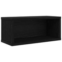 vidaXL CD saugojimo stovas Juodojo ąžuolo 40 x 17 x 17 cm