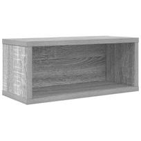 vidaXL CD saugojimo stovas Pilka Sonoma 40 x 17 x 17 cm