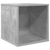 vidaXL Vinilo albumų dėžė Betono pilka 37 x 36,5 x 38 cm