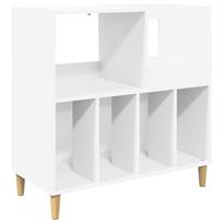 vidaXL Plokštelių grotuvo stovas Balta 82 x 39,5 x 82,5 cm