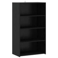 vidaXL Aukšta komoda Juodojo ąžuolo 70 x 41 x 124 cm Apdirbta mediena