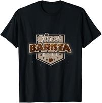 Best Barista Ever Funny Cup Of Coffee Lover Gift TShirt Unisex T-Shirt S gray