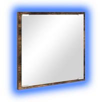 vidaXL LED vonios veidrodis Rūkyta ąžuolas 40 x 37 x 8.5 cm