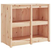 vidaXL Lauko virtuvės spintelė, MEPPEL, 106x55x92cm, pušies medienos masyvas