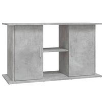 vidaXL Akvariumo stovas, betono pilkas, 101x41x58cm, inžinerinė mediena