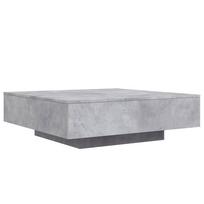 vidaXL Kavos staliukas, betono pilkas, 100x100x31cm, apdirbta mediena