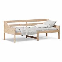 vidaXL Day Bed Natūrali 90 x 200 cm Solid pine wood, Plywood slats