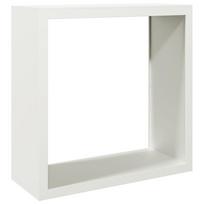 vidaXL Stovas malkoms, baltos spalvos, 100x40x100cm, plienas