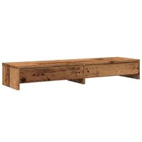 vidaXL Monitoriaus stovas su stalčiais, medienos, 100x27x15cm, mediena