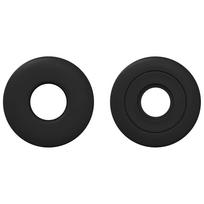 vidaXL Stalo futbolo guoliai 10 vnt. Juoda 5 x 5 x 2,8 cm PP