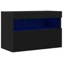 vidaXL TV sieninė spintelė 60 x 30 x 40 cm juoda ąžuolo