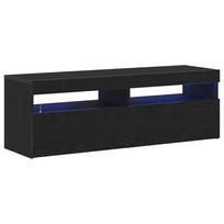 vidaXL Televizoriaus spintelė 120 x 35 x 40 cm Juodas ąžuolas