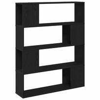 vidaXL TV spintelių komplektas 100 x 24 x 124,5 cm Juodas ąžuolas