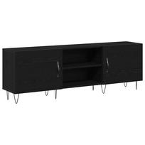 vidaXL TV spintelių komplektas 150 x 30 x 50 cm Juodas ąžuolas