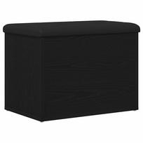 vidaXL Laikymo suolas juoda ąžuolo 62 x 42 x 45 cm Apdirbta mediena