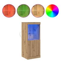 vidaXL LED Bufetas Amatininkų ąžuolas 41 x 37 x 100 cm