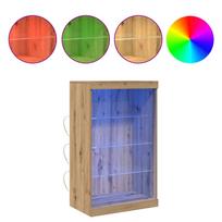 vidaXL LED Bufetas Amatininkų ąžuolas 60,5 x 37 x 100 cm