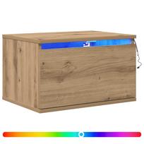 vidaXL Sieninis naktinis staliukas Amatininkų ąžuolas 50 x 36 x 30 cm