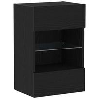 vidaXL TV spintelių komplektas 40 x 30 x 60,5 cm Juoda