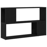 vidaXL TV spintelių komplektas 100 x 24 x 63 cm Juoda Apdirbta mediena