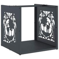 vidaXL Stovas malkoms, 40x40x40 cm, šaltai valcuotas plienas