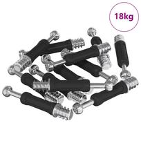 vidaXL Kamščio varžtas 4000 vnt. Sidabrinė ir juoda Metalas