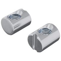 vidaXL Cilindrinės veržlės M6 x 12,7 mm (sriegio skersmuo x L) Plyšinė