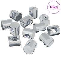 vidaXL Cilindrinės veržlės M6 x 12 mm (srieginio diametro x Ilgis)