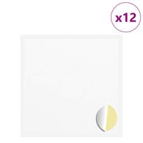 vidaXL Lipdukas 12 vnt. Balta Ø 20 x 0,5 mm Popierius