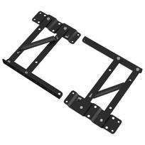 vidaXL Lovos kėlimo mechanizmas 2 vnt. Juoda 340 x 95 x 40 mm Geležis