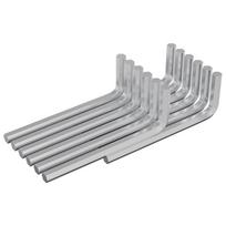 vidaXL Hex rakto 1800 vnt. Sidabrinė 32 x 86 mm Plienas