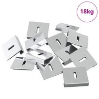 vidaXL Veidrodžio laikiklis 340 Nikelio 35 x 30 x 8,3 mm Plienas