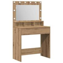 vidaXL Makiažo stalas Amatininkų ąžuolas 75,5 x 41 x 135 cm
