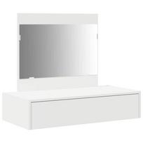 vidaXL Makiažo stalas Balta 83 x 40 x 70 cm Apdirbta mediena