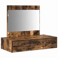 vidaXL Makiažo stalas Ruda 83 x 40 x 70 cm Apdirbta mediena