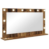 vidaXL Kosmetinis veidrodis Senas medis 100 x 55 x 18 cm Stačiakampio