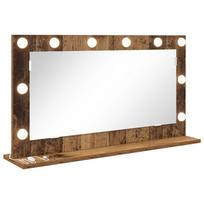 vidaXL Kosmetinis veidrodis Senas medis 80 x 45 x 18 cm Stačiakampio