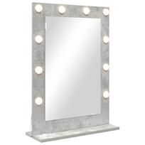 vidaXL Kosmetinis veidrodis Betono pilka 70 x 50 x 18 cm Stačiakampio