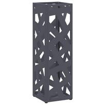 vidaXL Lietaus skėtis stovas Antracito 15,5 x 15,5 x 49 cm Plienas