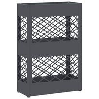 vidaXL Lietaus skėtis stovas Antracito 28 x 12 x 41 cm Plienas