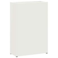 vidaXL Lietaus skėtis stovas Balta 28 x 12 x 41 cm Plienas