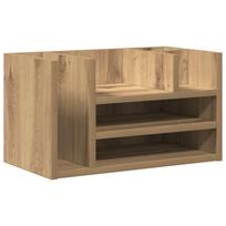 vidaXL Darbo stalo organizatorius Artisano ąžuolo 44,5 x 24 x 25 cm