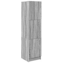 vidaXL Aukštas spintelė Pilkas Sonoma 31.5 x 32 x 122.5 cm
