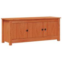 vidaXL Batu skrynia Vaško Ruda 110 x 38 x 45,5 cm Tvirtas pušies medis