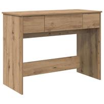 vidaXL Kosmetinis Stalas Amatininkų ąžuolas 100 x 45 x 76 cm