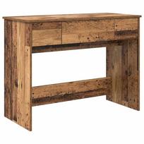 vidaXL Kosmetinis Stalas su stalčių Senas medis 100 x 45 x 76 cm